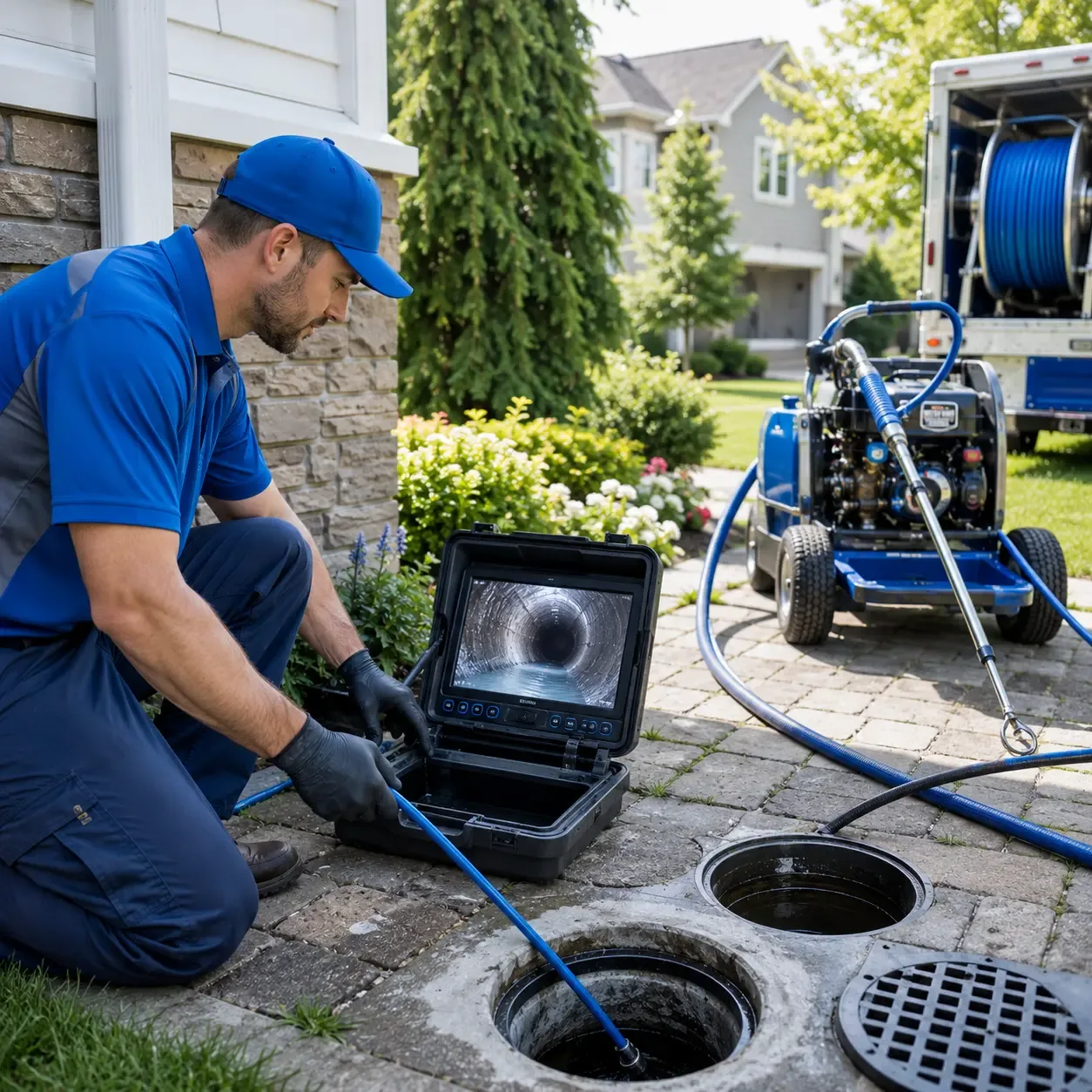 Outdoor drain cleaning professionals serving Fair Haven, NJ